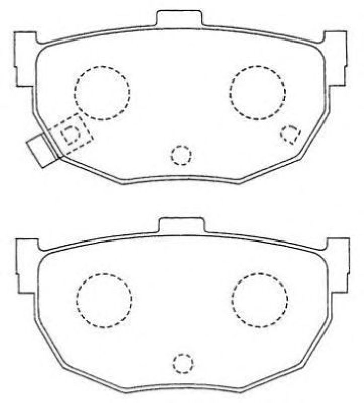 AISIN ASN-88 - Brake Pad Set, disc brake