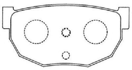 AISIN ASN-89 - Brake Pad Set, disc brake