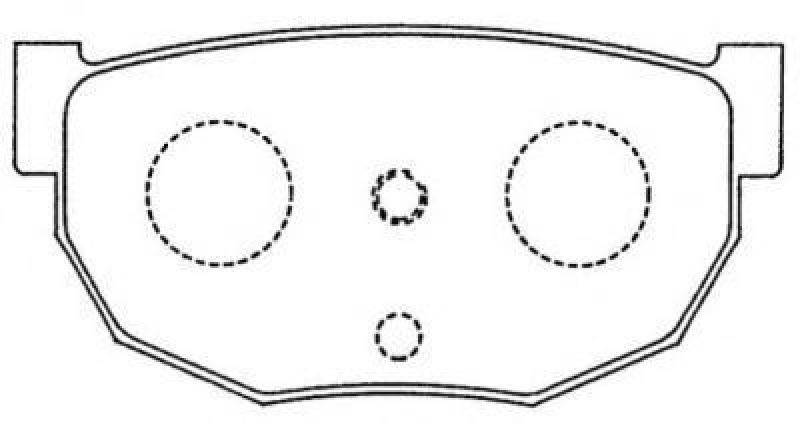 AISIN ASN-89 - Brake Pad Set, disc brake