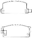 AISIN ASN-95 - Brake Pad Set, disc brake