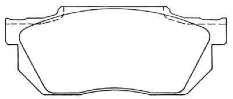 AISIN ASN-97 - Brake Pad Set, disc brake