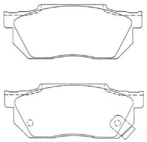 AISIN ASN-97W - Brake Pad Set, disc brake