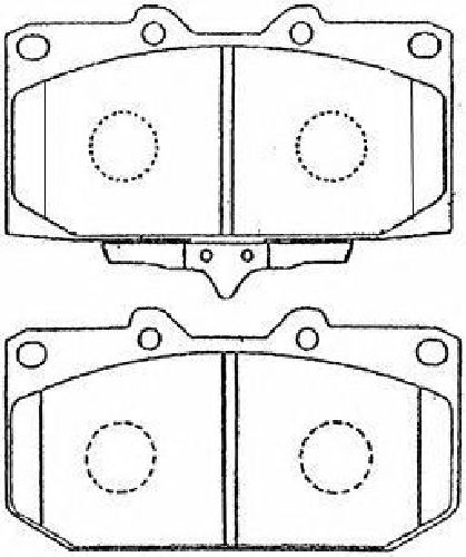 AISIN B1N002 - Brake Pad Set, disc brake