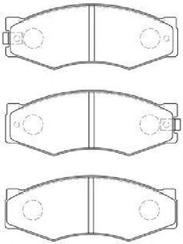 AISIN B1N004 - Brake Pad Set, disc brake