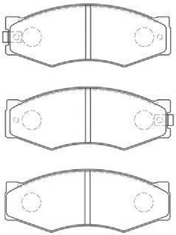 AISIN B1N004 - Brake Pad Set, disc brake