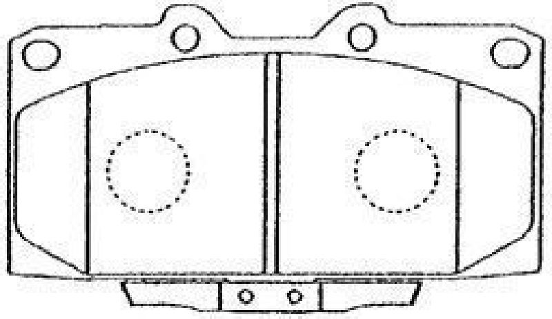 AISIN B1N006 - Brake Pad Set, disc brake
