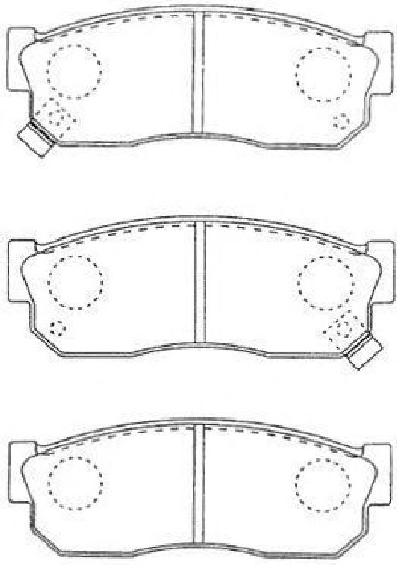 AISIN B1N009 - Brake Pad Set, disc brake