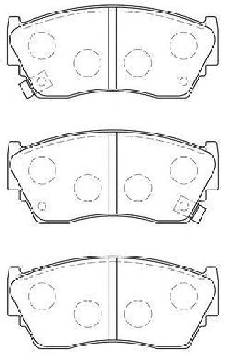 AISIN B1N017 - Brake Pad Set, disc brake