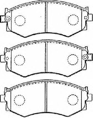 AISIN B1N020 - Brake Pad Set, disc brake
