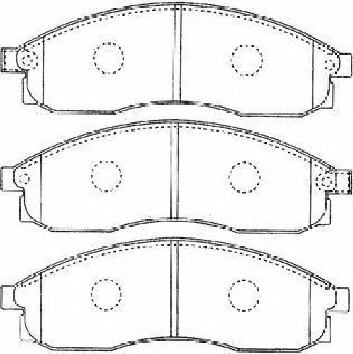 AISIN B1N023 - Brake Pad Set, disc brake