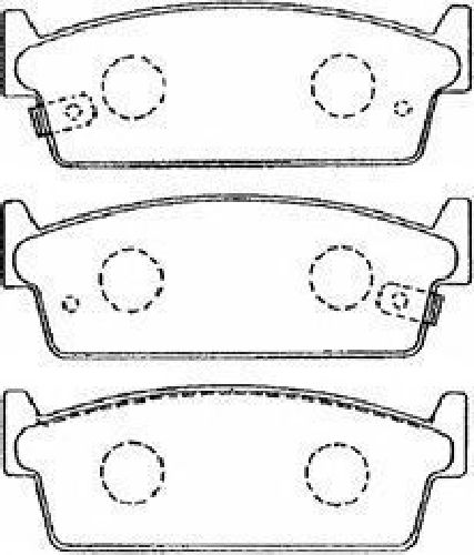 AISIN B2N045 - Brake Pad Set, disc brake