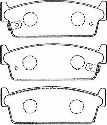 AISIN B2N045 - Brake Pad Set, disc brake