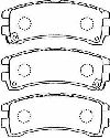 AISIN B2N050 - Brake Pad Set, disc brake