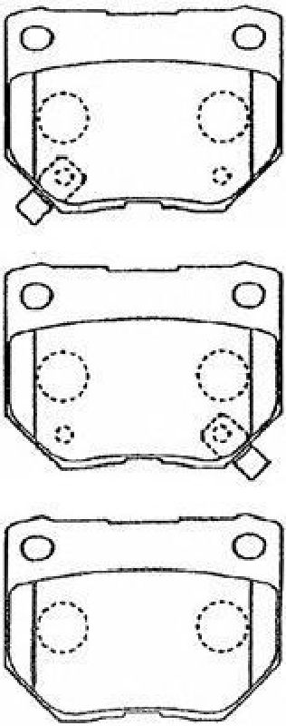 AISIN B2N053 - Brake Pad Set, disc brake