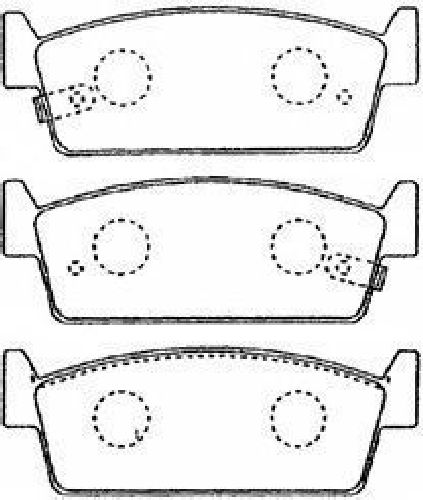 AISIN B2N056 - Brake Pad Set, disc brake