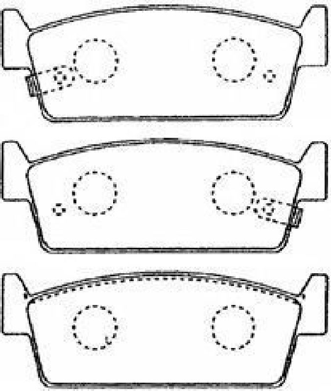 AISIN B2N056 - Brake Pad Set, disc brake