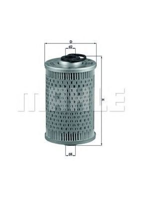 KX 35 KNECHT 72009611 - Fuel filter TATA, MAN, FENDT