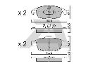 AISIN BPCI-1002 - Brake Pad Set, disc brake Front Axle CITROËN, KIA, PEUGEOT, DS