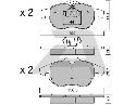 AISIN BPFI-1021 - Brake Pad Set, disc brake Front Axle CADILLAC, SAAB, OPEL, FIAT, VAUXHALL