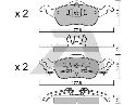 AISIN BPFO-1006 - Brake Pad Set, disc brake