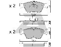 AISIN BPMB-1004 - Brake Pad Set, disc brake