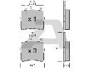 AISIN BPMB-2003 - Brake Pad Set, disc brake Rear Axle MERCEDES-BENZ