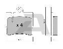 AISIN BPMB-2010 - Brake Pad Set, disc brake