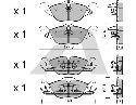 AISIN BPOP-1006 - Brake Pad Set, disc brake