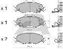 AISIN BPTO-1003 - Brake Pad Set, disc brake