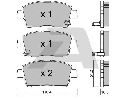 AISIN BPTO-1004 - Brake Pad Set, disc brake