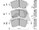 AISIN BPTO-1009 - Brake Pad Set, disc brake