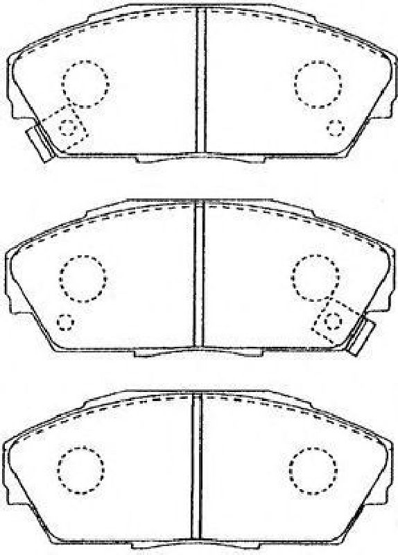 AISIN C1N013 - Brake Pad Set, disc brake
