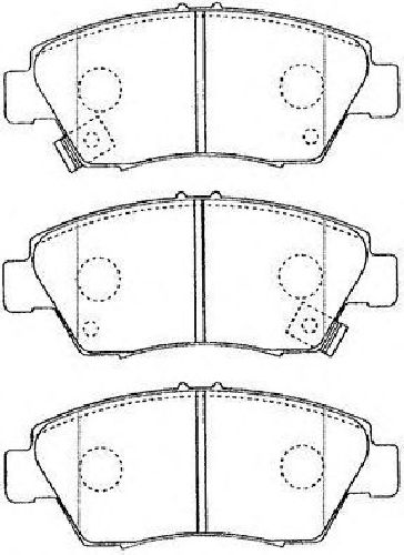 AISIN C1N016 - Brake Pad Set, disc brake