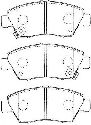 AISIN C1N016 - Brake Pad Set, disc brake