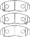 AISIN C1N026 - Brake Pad Set, disc brake Front Axle HONDA