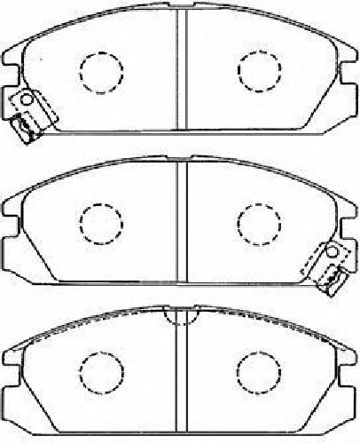 AISIN C1N033 - Brake Pad Set, disc brake
