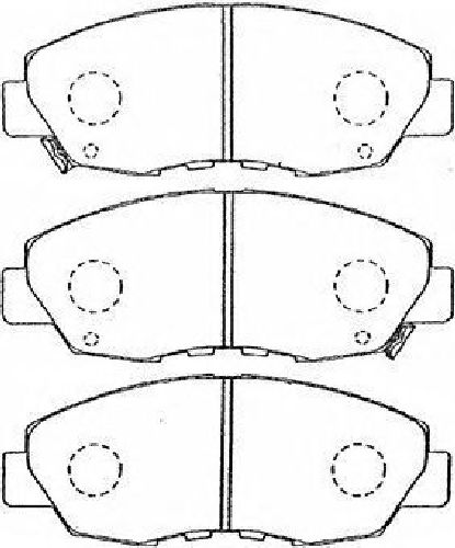AISIN C1N034 - Brake Pad Set, disc brake