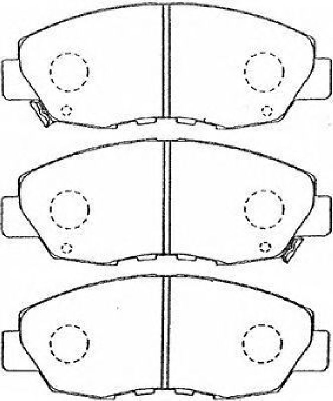 AISIN C1N034 - Brake Pad Set, disc brake