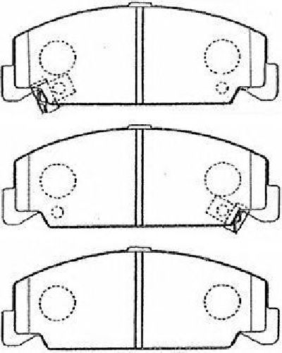 AISIN C1N036 - Brake Pad Set, disc brake