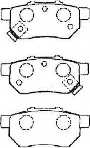 AISIN C2N022 - Brake Pad Set, disc brake