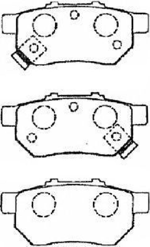 AISIN C2N022 - Brake Pad Set, disc brake