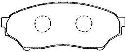 AISIN D1N021 - Brake Pad Set, disc brake