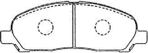 AISIN D1N045 - Brake Pad Set, disc brake