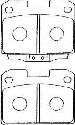 AISIN D2N012 - Brake Pad Set, disc brake