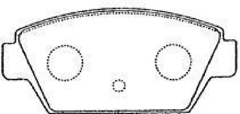 AISIN D2N041 - Brake Pad Set, disc brake