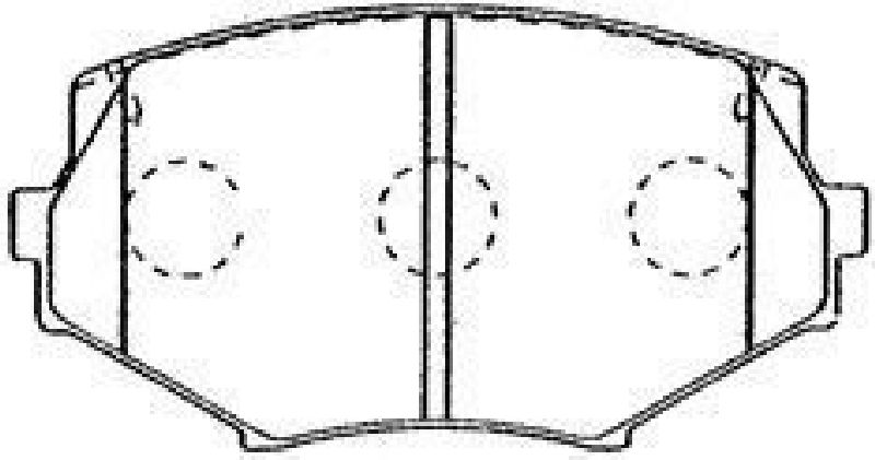 AISIN E1N022 - Brake Pad Set, disc brake