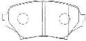 AISIN E1N054 - Brake Pad Set, disc brake Front Axle MAZDA