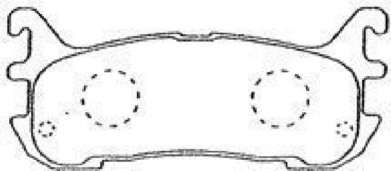 AISIN E2N029 - Brake Pad Set, disc brake