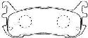 AISIN E2N029 - Brake Pad Set, disc brake