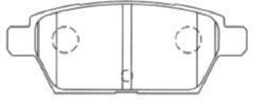 AISIN E2N067 - Brake Pad Set, disc brake